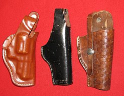 3 Leder - Holster für Revolver