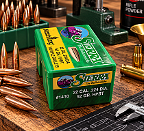 Sierra MatchKing .224 – 52 gr / 3,4 g HPBT – Präzisionsgeschosse