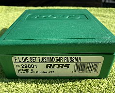 RCBS Matrizensatz A 7,62x54R inclusive Hülsenhalter #13