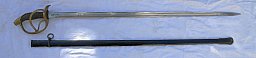 BAYERN Original Pallasch schwere Reiter um 1912 mit Monogramm "GS"