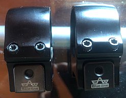 EAW Montageringe 30mm Blue-Line