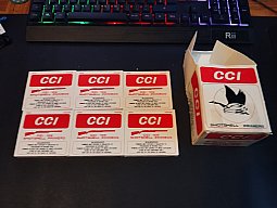 6 Päckchen alte CCI 109 Shotshell Primers