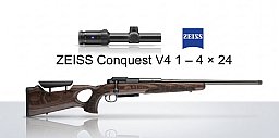 Mauser 25 Max 8x57IS Geradezug-Repetierer + ZEISS Conquest V4 1-4x24
