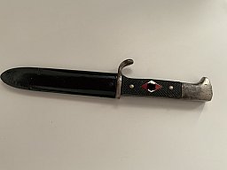 Hj Messer Dolch -Frühes Anton Wingen mit Devise !! Fundzustand