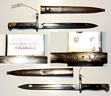 Bajonett Chile Modell 1893