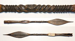 afrikanische Speerspitze, 35,8 cm