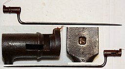 Tüllenbajonett, Frankreich, Klinge 39 cm