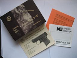 ** HS - Schreckschußpistole -- Modell 5 "S" -- PTB 99-69A **