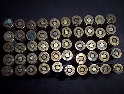 Konvolut 50 Hülsen P.m.K. schwarz WWII WK2 (MP38 u. 40 MG34 42 K98 P08 PPK Mauser Walther)
