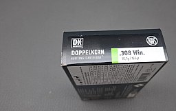 Munition .308Win RWS DK Doppelkern 10,7g 165grs Jagpatronen 40 Schuss losgleich