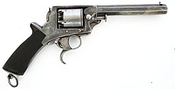 Perkussionsrevolver William Tranter, Birmingham, 3rd Model 54 Bore Revolver, Kaliber .442, Sammlerw.