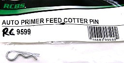 RCBS 9599 #09599 Ersatzteil Auto Primer Feed TUBE Cutter PIN > Haltefeder für Zündhütchenrohr