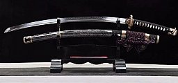 Top Sammlerstück Japanisches Tachi Katana schwert geschmiedet,T10-kohlenstoffstahl Von Real Hamon!!!