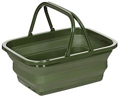 Faltkorb mit 2 Henkeln - 9 Liter - wasserdicht - Oliv