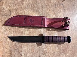 KA-BAR USMC Kampfmesser – ca. 20 Jahre alt – beschädigt / defekt