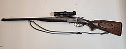 Doppelbüchse Anton Sodia Ferlach - Side by Side 9,3 x 74 R