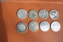 Silbermünzen Deutsche 10 Euro Stücke zw. 2002 und 2010