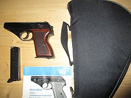 MAUSER Pistole Hsc 9mm kurz/.380 Browning + Zubehör