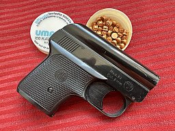 ==>Sammlerrarität !Kleine EM-GE Gerstenberger u. Eberlein Mod.63 -Cal.6mm Flob. mit PTB 6 sehr gut !