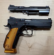Combo Shadow 2 Orange mit OR Wechselsystem 9mmPara IPSC BDMP