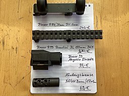 Blaser R93 Montagen /Magazineinsatz /Mündungsbremse