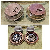 2x TELLERMINEN ZÜNDER OSTBLOCK RUSSLAND PANZERMINE