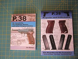 "Die Spreewerk P.38" von Jan Balcar und "P.38 Magazine und Griffschalen" von de Vlieger u.a.