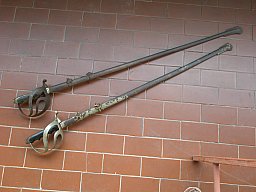 2 Italian officer's swords Mod.1888 WW2