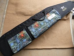 GewehrFutteral schwarz sehr gut Doppelzipper mit 2 Seitentaschen