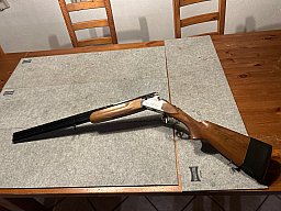 Bockflinte Luger 12/70 Neuwertig