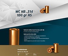 H&N Geschosse .314 WCHB HS 100gr. 500St. (.32S&W)