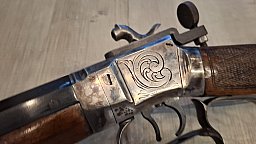 Wesson Palmetto Vorderlader Match Büchse mit Achtkantlauf Schwarzpulver Perkussion BP .45