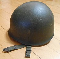 Stahlhelm komplett mit Innenfutter und Kinnriemen BW Bundeswehr alt