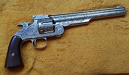 der Wyatt Earp Revolver! Smith&Wesson .44 Caliber American Model Breaking Top Western Franklin Mint