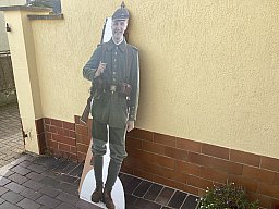 Aufsteller Soldat. 180 cm 1914