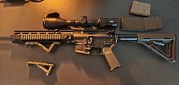 Haenel CR .223 - AR15 - inkl. Magpul Anbauteile olive