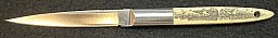 Federwild Messer - Federwildmesser - Japan - mit Jagdszene