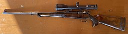 Husqvarna 8x57IS Luxus-Handschäftung links Swarovski 3-12x50 Leuchtpumkt