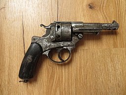 Revolver Chamelot Delvigne Mod 1873 - Früher Bodenfund DEKO