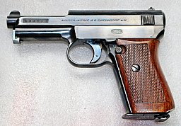 TOP - MAUSER M1914 in 7,65Brown. mit Ledertasche