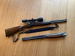 BBF Brünner ZH (CZ) 7x57 + 12/70 inkl. Optik und Flintenlauf 2x 12/70