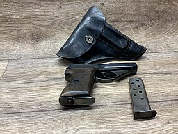 Pistole Mauser HSC inkl. Holster und Magazin