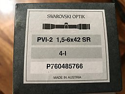 TOP SWAROVSKI PVI-2 1,5-6x42 SR, BE4 Digital Leuchtpunkt / OVP /