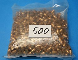 500 Vollmantel-Geschosse Winchester .312“ für .32 ACP / 7,65mm Browning 71gr, 4,6g