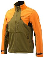 Beretta Softshell Jagdfleece Drückjagd-Jacke hellbraun-orange
