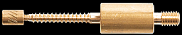 1 x BALLISTOL Flinten Filz Adpater #23257 Messing | M5 Außengewinde > für drei Flintenfilze 10mm