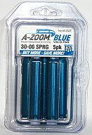 A-ZOOM Pufferpatronen Exerzierpatronen .30-06 Spring. Jagdkurs Jägerprüfung 5er Pack BLAU ALU massiv