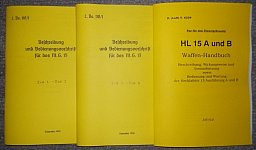 MG 15 Beschreibung Dienstanweisung 3 Hefte von 1939 Teil1-6 & Hecklafette HL15 von 1941