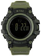 M-Tac® Taktische Uhr Adventure Schwarz/Oliv - ideal für den Alltag