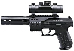 Walther Nighthawk mit Walther Top Point I, Kompensator und Starterpaket